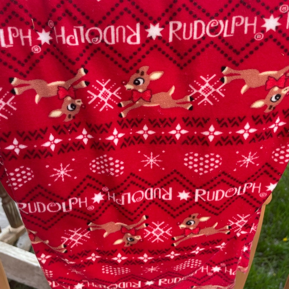 Rudolph Red Holiday Blanket